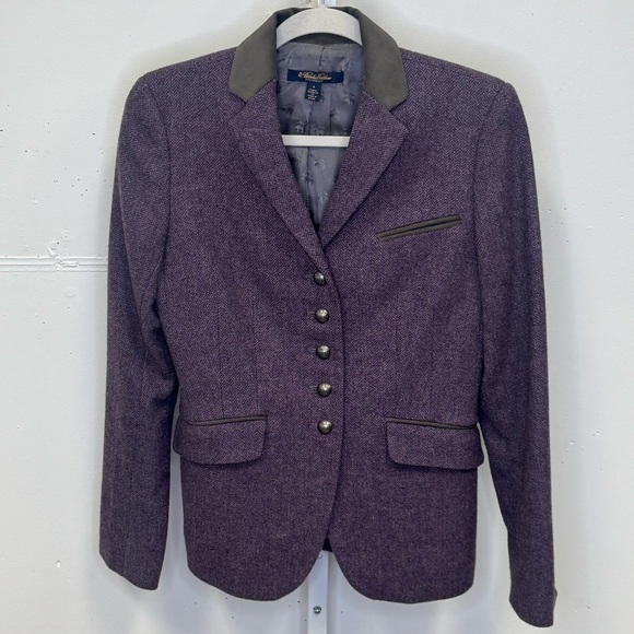 Brooks Brothers Jackets & Blazers - Brooks Brothers 100% Wool Herringbone Stellite Fit Classic Button Down Blazer‎ 4
